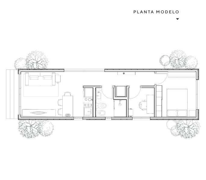 Garabi Casas. Modulo Ceibo