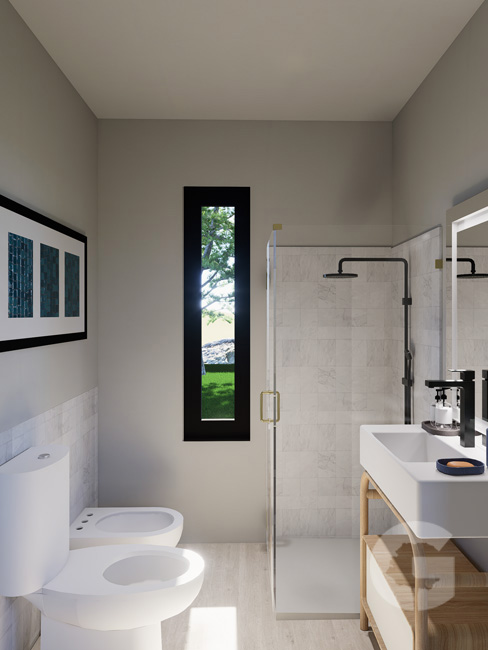 Casa Lapacho - Baño completo.