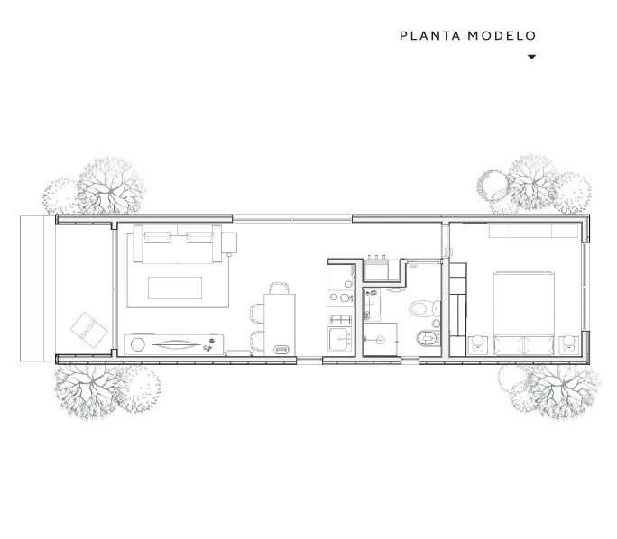 Garabi Casas. Modulo Arrayan
